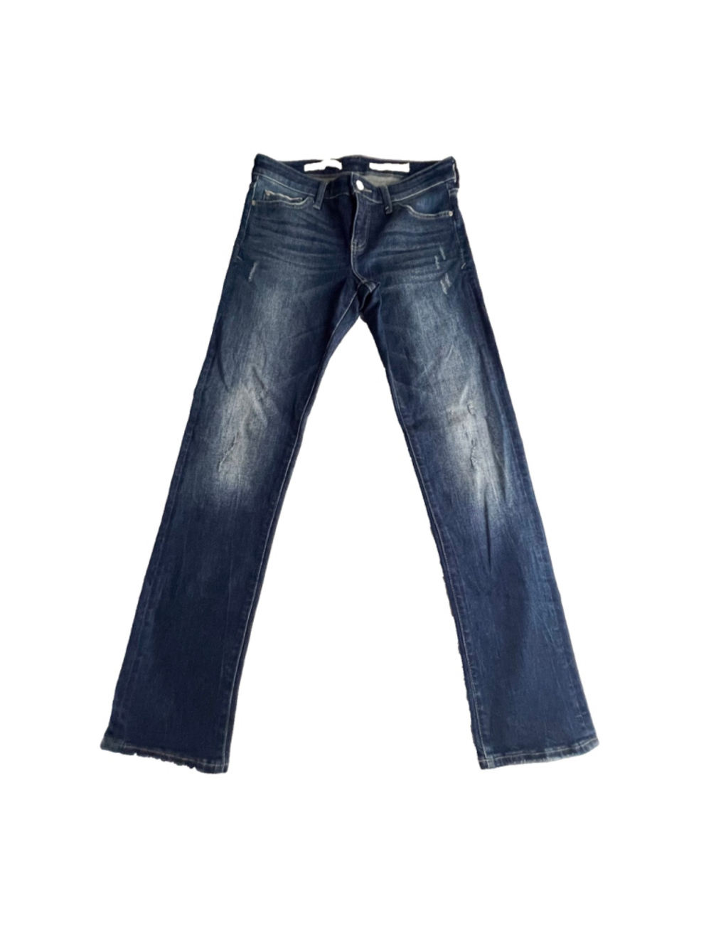 Pilcro and the Letterpress Parallel Lowrise Straight Denim Jeans Size 27
